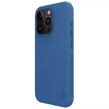 Husa pentru iPhone 15 Pro - Nillkin Super Frosted Shield Pro - Blue