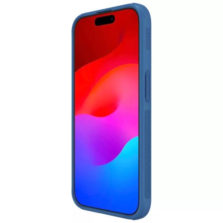 Husa pentru iPhone 15 Pro - Nillkin Super Frosted Shield Pro - Blue