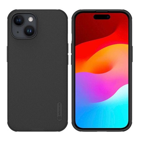 Husa pentru iPhone 15 Plus - Nillkin Super Frosted Shield Pro - Black