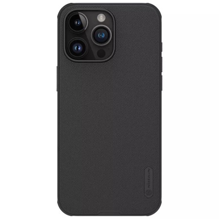 Husa pentru iPhone 15 Pro Max - Nillkin Super Frosted Shield Pro - Black