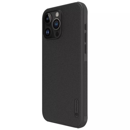 Husa pentru iPhone 15 Pro Max - Nillkin Super Frosted Shield Pro - Black