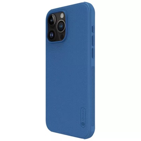 Husa pentru iPhone 15 Pro Max - Nillkin Super Frosted Shield Pro - Blue