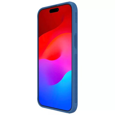 Husa pentru iPhone 15 Pro Max - Nillkin Super Frosted Shield Pro - Blue