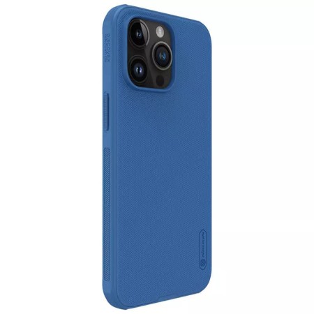 Husa pentru iPhone 15 Pro Max - Nillkin Super Frosted Shield Pro - Blue