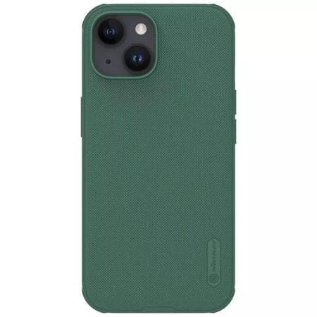 Husa pentru iPhone 15 - Nillkin Super Frosted Shield Pro - Deep Green