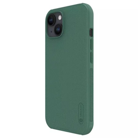 Husa pentru iPhone 15 - Nillkin Super Frosted Shield Pro - Deep Green