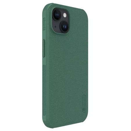 Husa pentru iPhone 15 - Nillkin Super Frosted Shield Pro - Deep Green