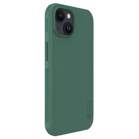 Husa pentru iPhone 15 Plus - Nillkin Super Frosted Shield Pro - Deep Green