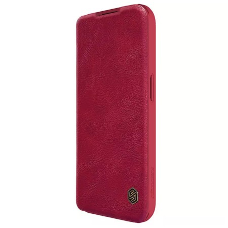 Husa pentru iPhone 15 Pro - Nillkin QIN Pro Leather Case - Red