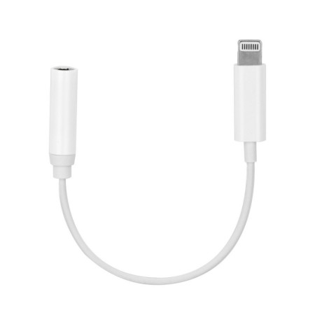 Adaptor Audio Lightning la Jack 3.5mm - Apple A1749 (MMX62ZMA/A) - White (Blister Packing)