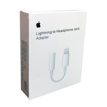 Adaptor Audio Lightning la Jack 3.5mm - Apple A1749 (MMX62ZMA/A) - White (Blister Packing)