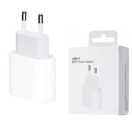 Incarcator de Priza Type-C, 20W - Apple A2347 (MHJE3ZM/A) - White (Blister Packing)