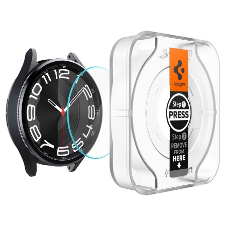 Folie pentru Samsung Galaxy Watch6 Classic 43mm (set 2) - Spigen Glas.TR EZ FIT - Clear