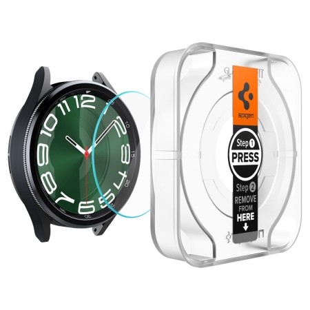 Folie pentru Samsung Galaxy Watch6 Classic 47mm (set 2) - Spigen Glas.TR EZ FIT - Clear