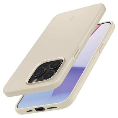 Husa pentru iPhone 15 Pro - Spigen Thin Fit - Mute Beige