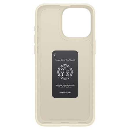 Husa pentru iPhone 15 Pro - Spigen Thin Fit - Mute Beige