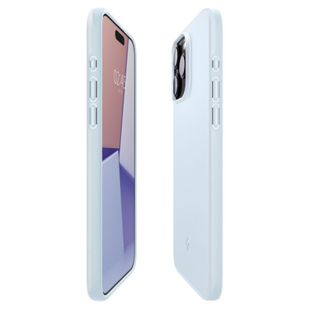 Husa pentru iPhone 15 Pro - Spigen Thin Fit - Mute Blue