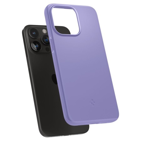 Husa pentru iPhone 15 Pro - Spigen Thin Fit - Iris Purple