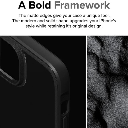 Husa pentru iPhone 15 - Ringke Fusion Bold - Black