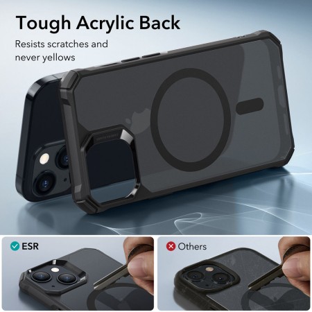 Husa pentru iPhone 15 - ESR Air Armor HaloLock - Frosted Black