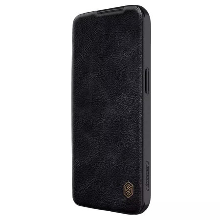 Husa pentru iPhone 15 - Nillkin QIN Pro Leather Case - Black