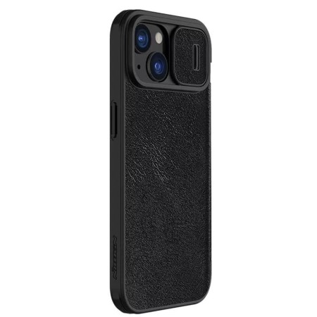 Husa pentru iPhone 15 - Nillkin QIN Pro Leather Case - Black