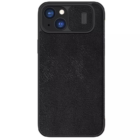 Husa pentru iPhone 15 Plus - Nillkin QIN Pro Leather Case - Black