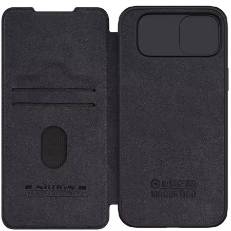 Husa pentru iPhone 15 Plus - Nillkin QIN Pro Leather Case - Black