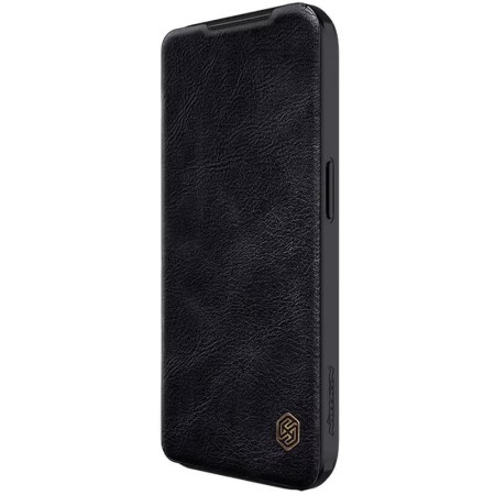 Husa pentru iPhone 15 Pro Max - Nillkin QIN Pro Leather Case - Black