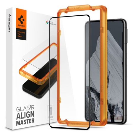 Folie pentru Google Pixel 8 Pro - Spigen Glas.TR Align Master - Black