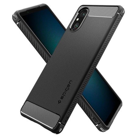 Husa pentru Sony Xperia 5 V Spigen Rugged Armor, Black