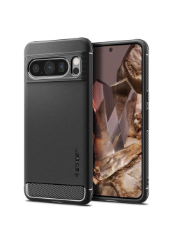 Husa pentru Google Pixel 8 Pro Spigen Rugged Armor, Black