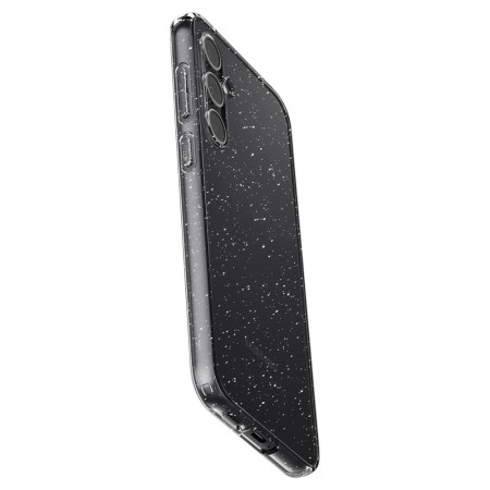 Huse pentru Samsung Galaxy S23 FE, Spigen Liquid Crystal Glitter, Crystal Quartz