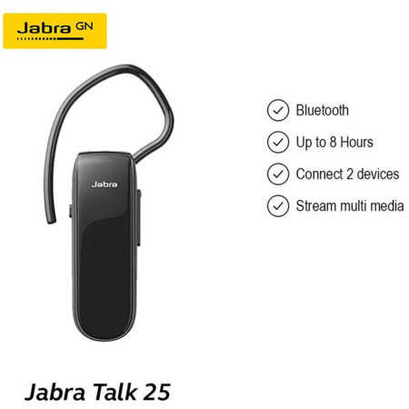 Jabra - Bluetooth Headset Talk 25 SE (100-92310901-60) - In-Ear, Bluetooth 5.0, 300Hz - 3.4kHz - Black