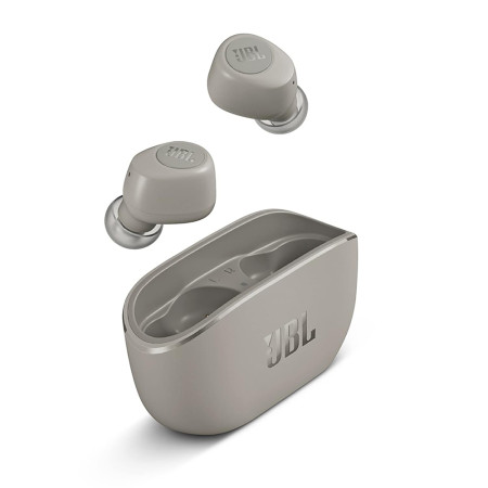 Casti JBL Bluetooth Wireless cu Microfon  (Wave 100), Ivory