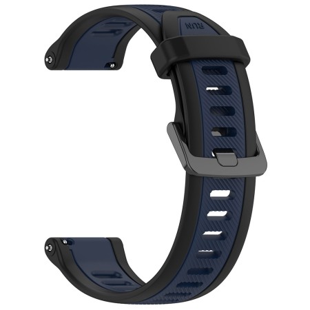 Curea pentru Samsung Galaxy Watch 4/5/Active 2, Huawei Watch GT 3 (42mm)/GT 3 Pro (43mm) - Techsuit Watchband (W053) - Dark Blue