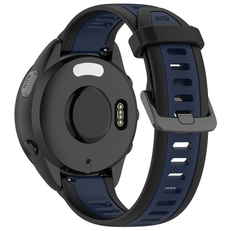 Curea pentru Samsung Galaxy Watch 4/5/Active 2, Huawei Watch GT 3 (42mm)/GT 3 Pro (43mm) - Techsuit Watchband (W053) - Dark Blue