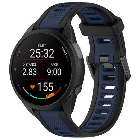 Curea pentru Samsung Galaxy Watch 4/5/Active 2, Huawei Watch GT 3 (42mm)/GT 3 Pro (43mm) - Techsuit Watchband (W053) - Dark Blue