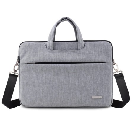 Geanta Laptop 15" - 16" - CanvasArtisan (L3-C12) - Light Gray