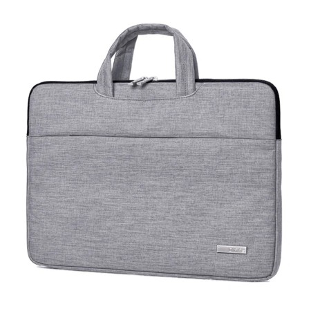 Geanta Laptop 15" - 16" - CanvasArtisan (L3-C12) - Light Gray