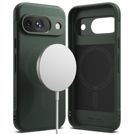 Husa pentru Google Pixel 9 - Ringke Onyx MagSafe - Dark Green