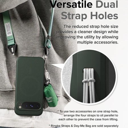 Husa pentru Google Pixel 9 Pro - Ringke Onyx MagSafe - Dark Green