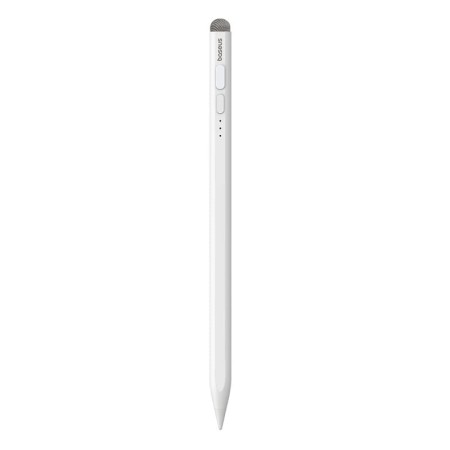 Stylus Pen Baseus pentru Apple, Type-C, Indicator LED, Replaceable Tip - Baseus (P80015802213-01) - Moon White