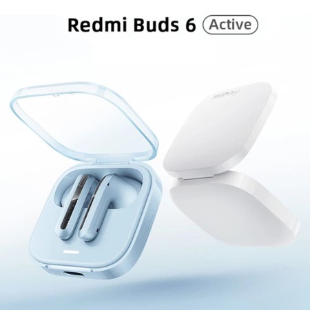 Casti Bluetooth 5.4, Active Noise Cancellation - Xiaomi Redmi Buds 6 Active - White