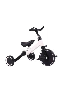 Tricicleta adaptabila 3in1, Mers Balans sau Normal, maxim 30 Kg, 1,5 pana la 4 ani, Alba
